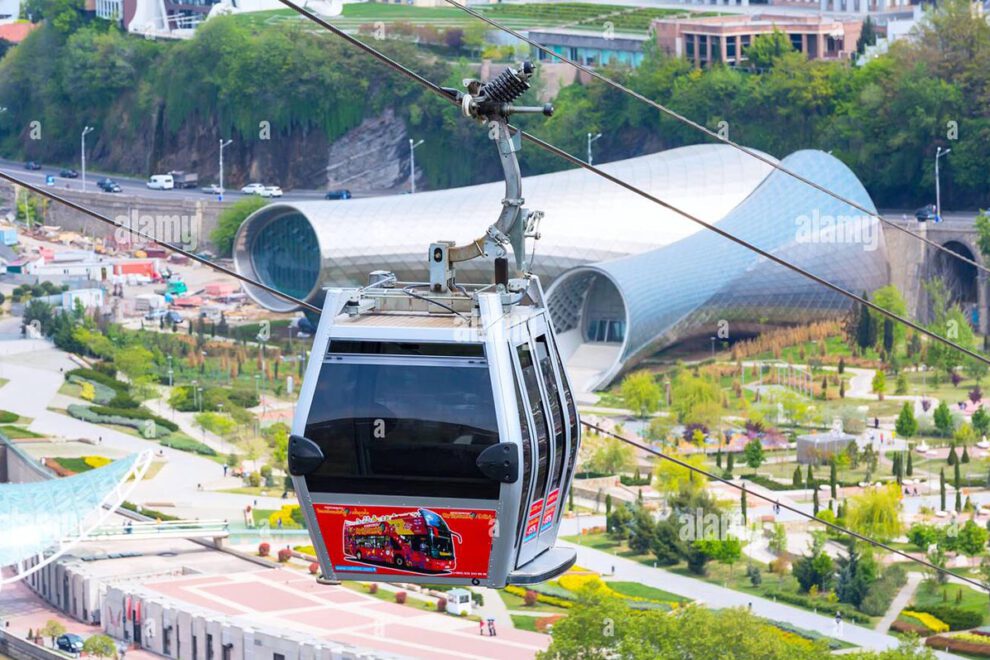 Cable car In Tbilisi Transportation